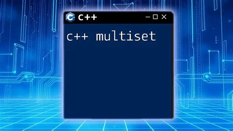 c++ collections.